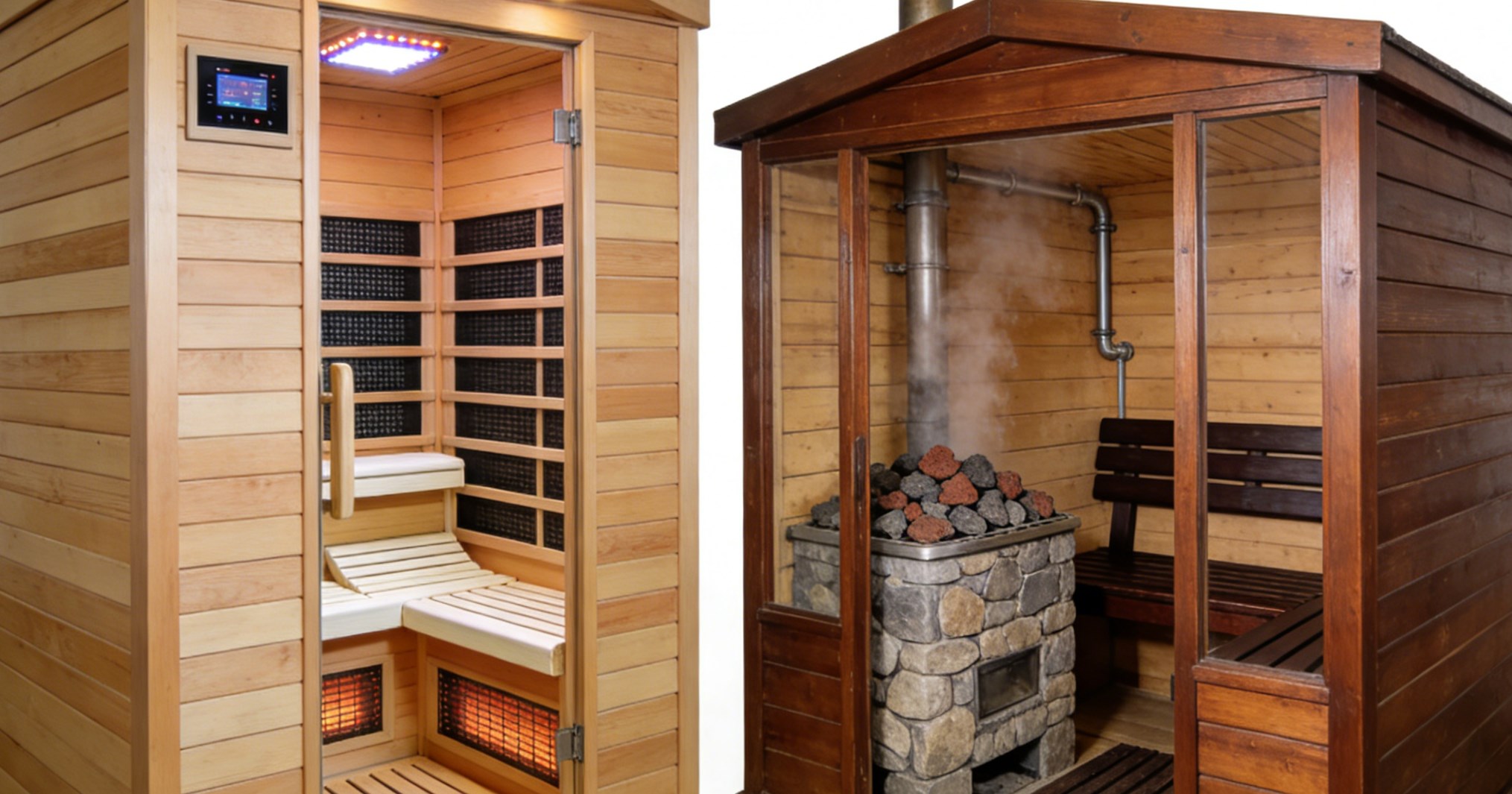 Sauna cu infraroșu îndepărtat vs sauna tradițională care este mai bună?