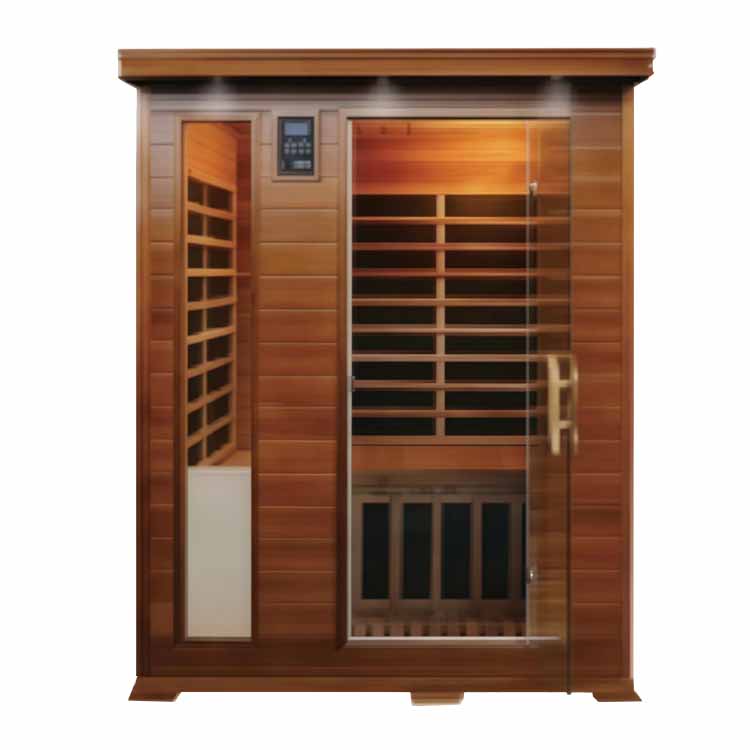 Sauna cu infraroșu cu spectru complet pentru 3 persoane