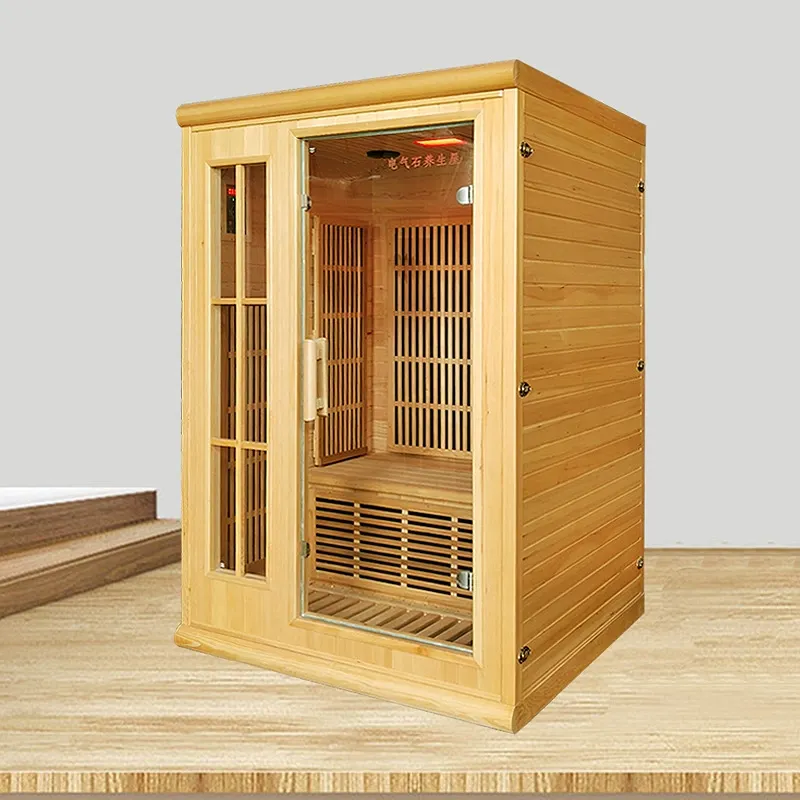Sauna de acasă cu infraroșu cu spectru complet (capacitate pentru 2 persoane)
