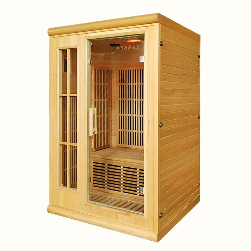 Sauna de acasă cu infraroșu cu spectru complet (capacitate pentru 2 persoane)